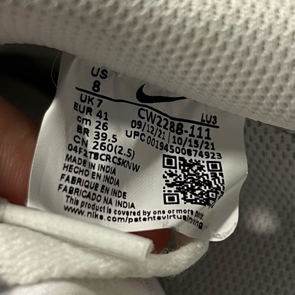 Like New Nike Air Force 1s - Picture 6 of 9